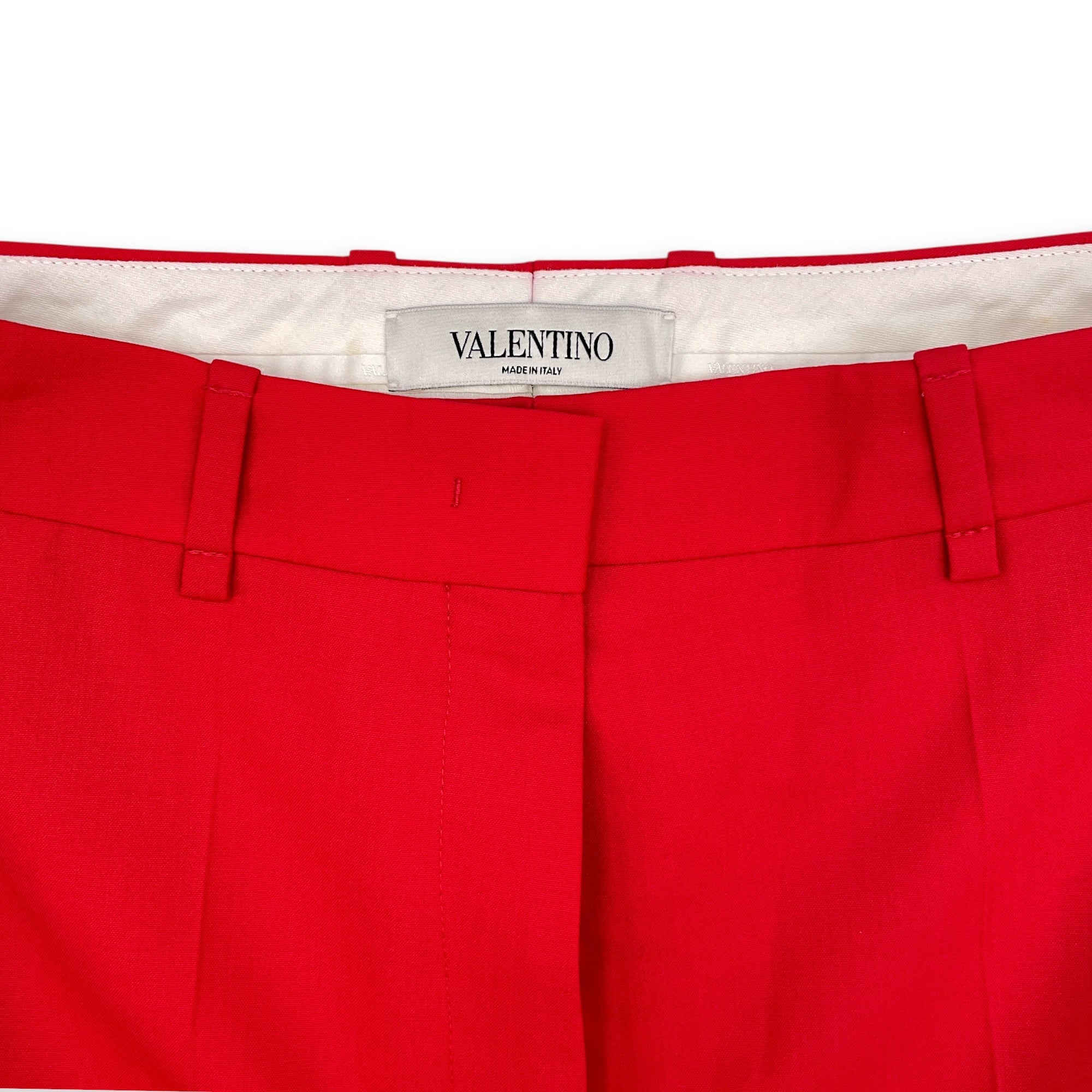 Slim Cut Pants 38 Red Ready-To-Wear in Viscose CL2604-21083 3