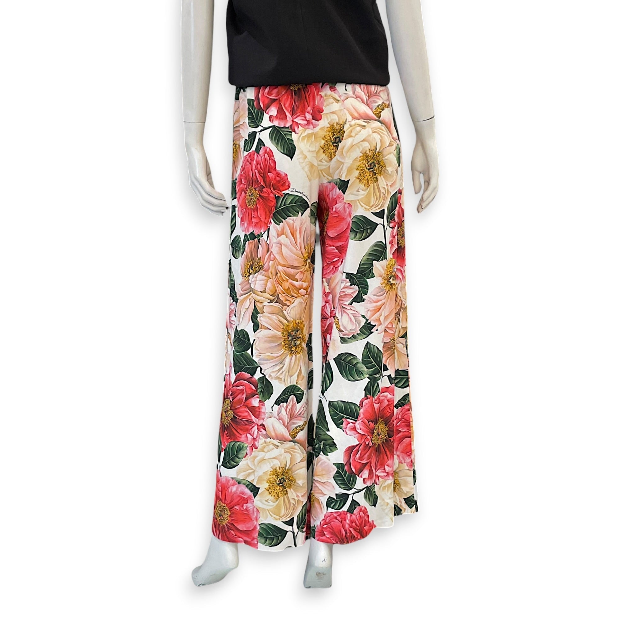 Floral Print Pants Size 36 Multi-colour Ready-To-Wear in Viscose CL2604-21085 2