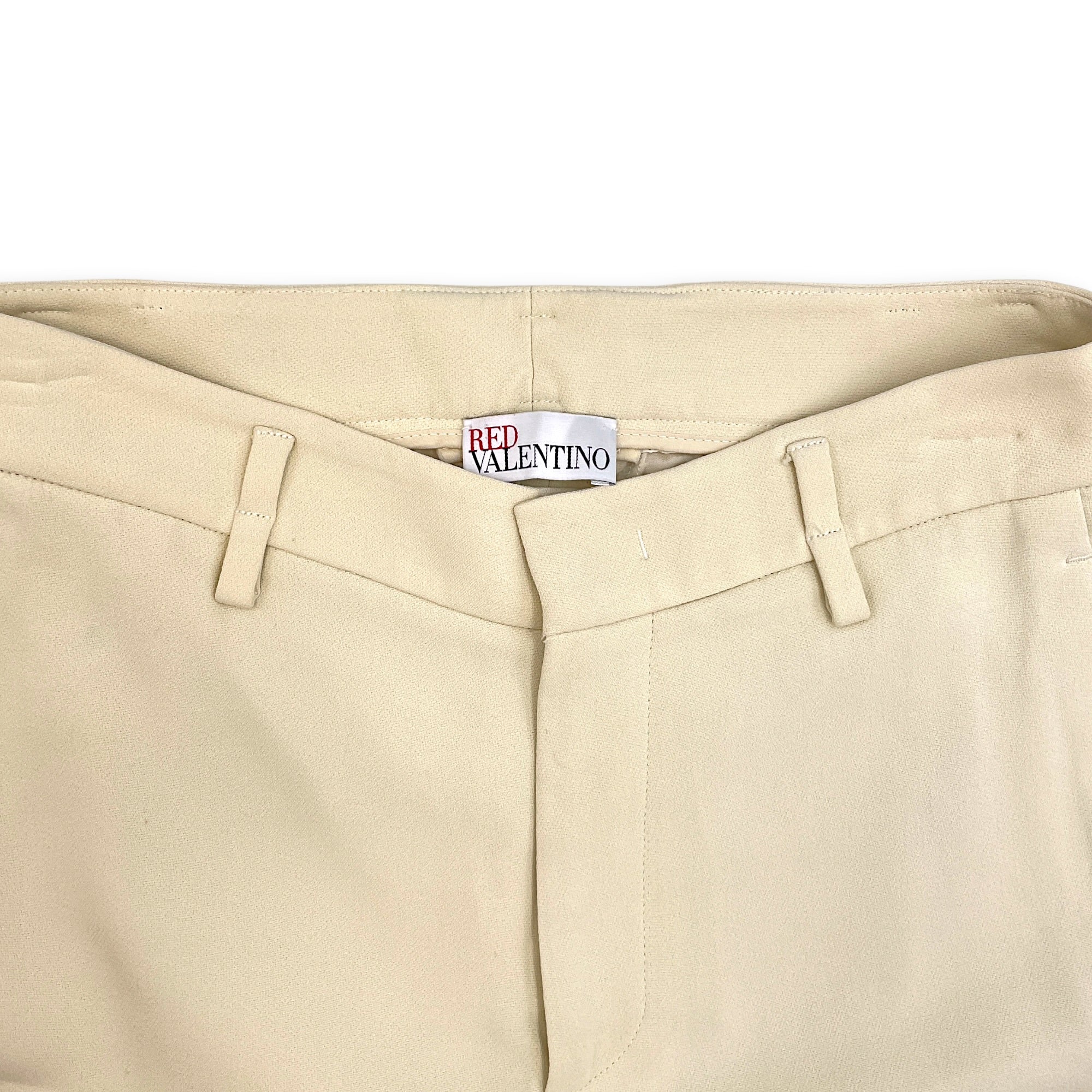 Slim Cut Pants Size 38 Beige Ready-To-Wear in Viscose