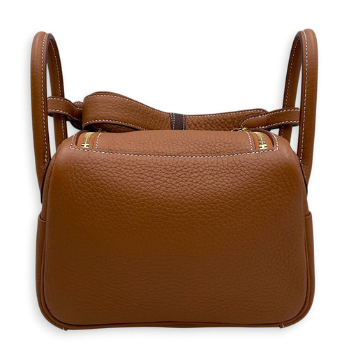 Lindy II Mini Gold in Clemence Gold hardware