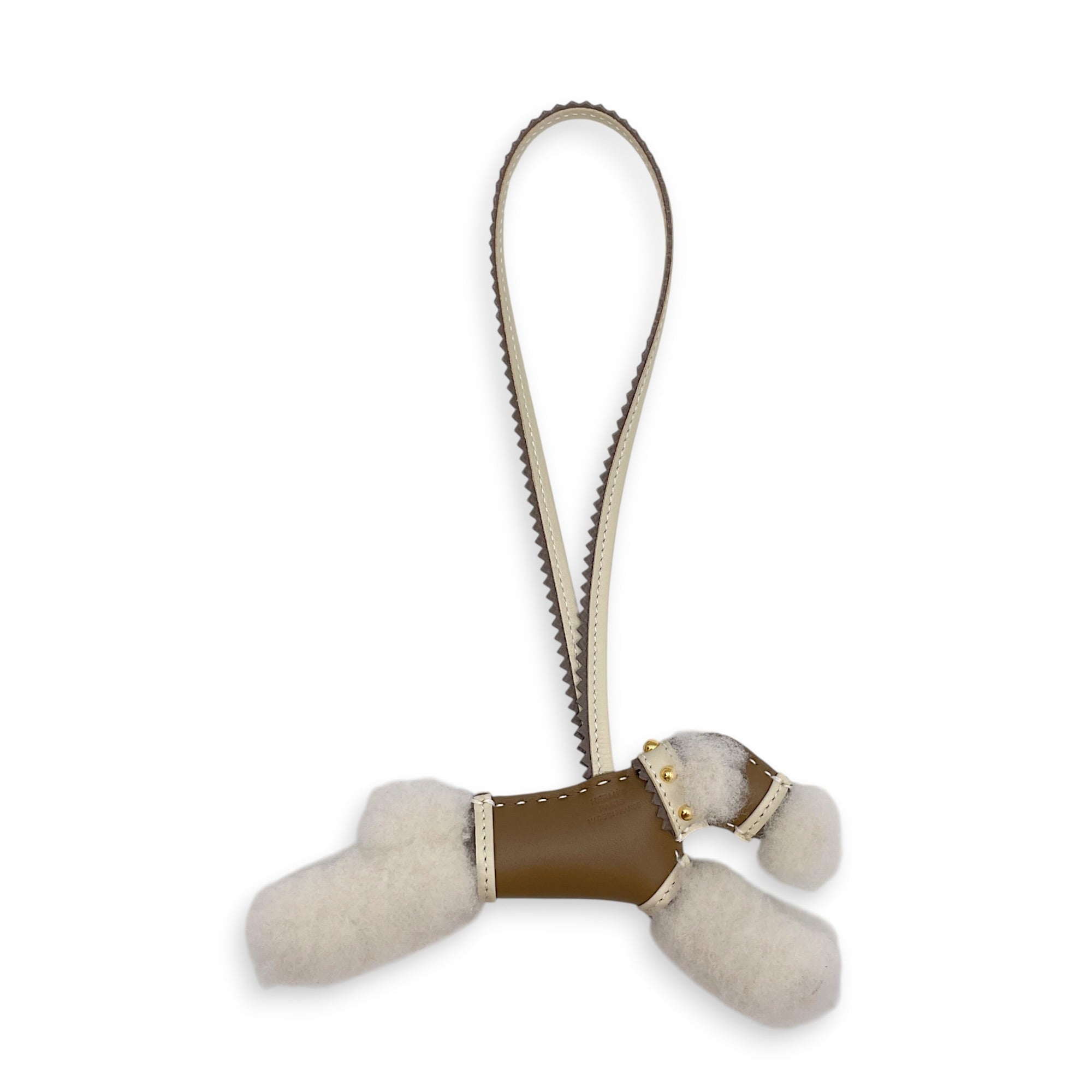 Punk Budy Etoupe Charm in Swift Gold hardware