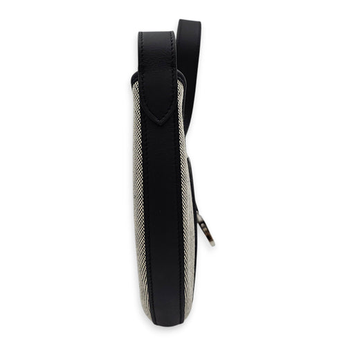 P'tit Arcon Toile & Cuir Black in Toile/Swift Palladium hardware CL2604-21111 4