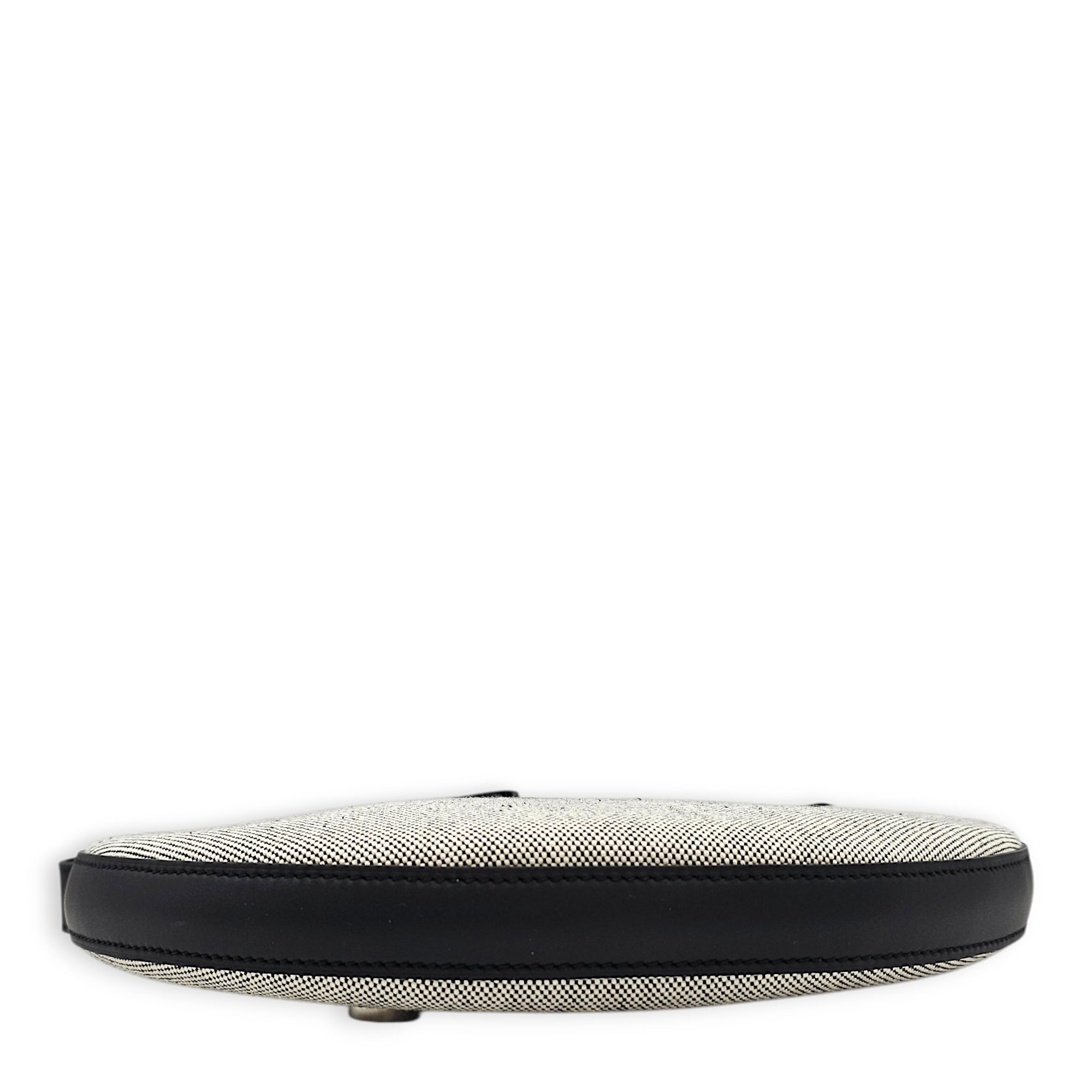 P'tit Arcon Toile & Cuir Black in Toile/Swift Palladium hardware CL2604-21111 5