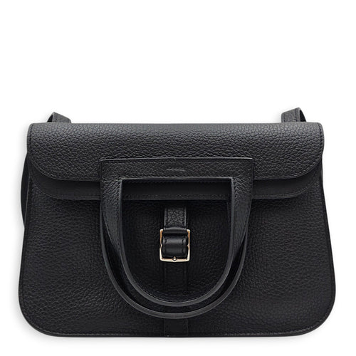 Halzan 25 Black in Clemence Palladium hardware CL2604-21112 1