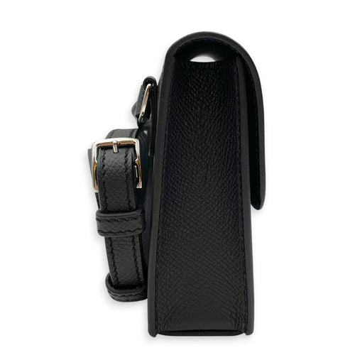 Hermesnap Black Wallet in Epsom Palladium hardware