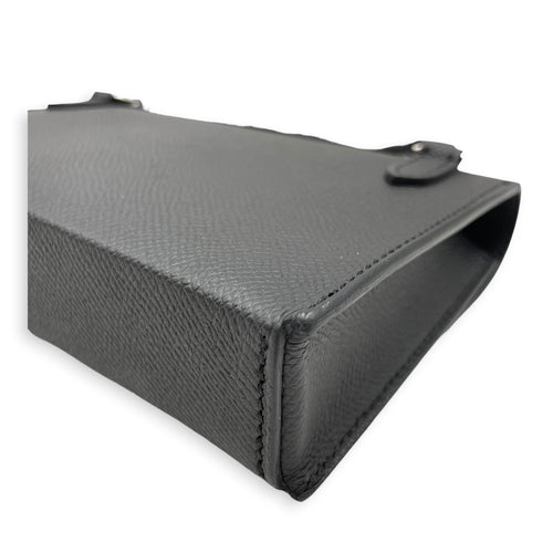 Hermesnap Black Wallet in Epsom Palladium hardware