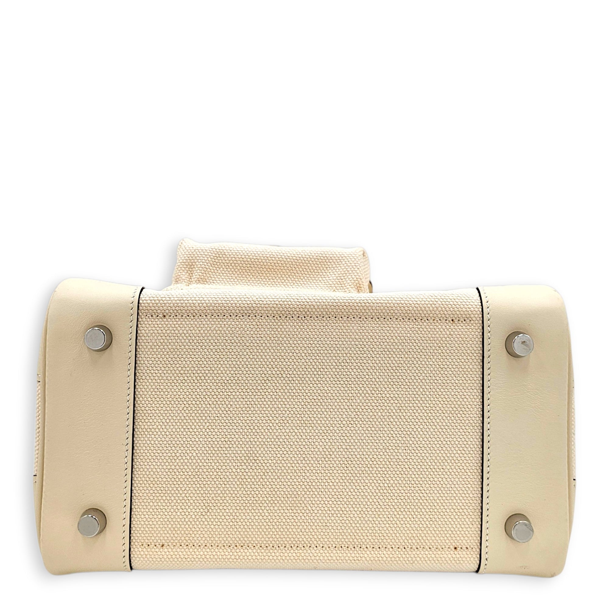 Cargo Birkin 25 Nata in Swift/Toile Palladium hardware CL2605-21124 5