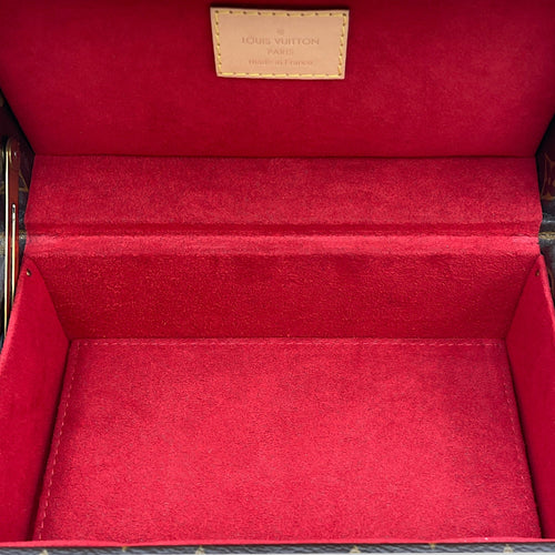Coffret Tresor Treasure Case Brown Trunk in Canvas Gold hardware CL2605-21126 8