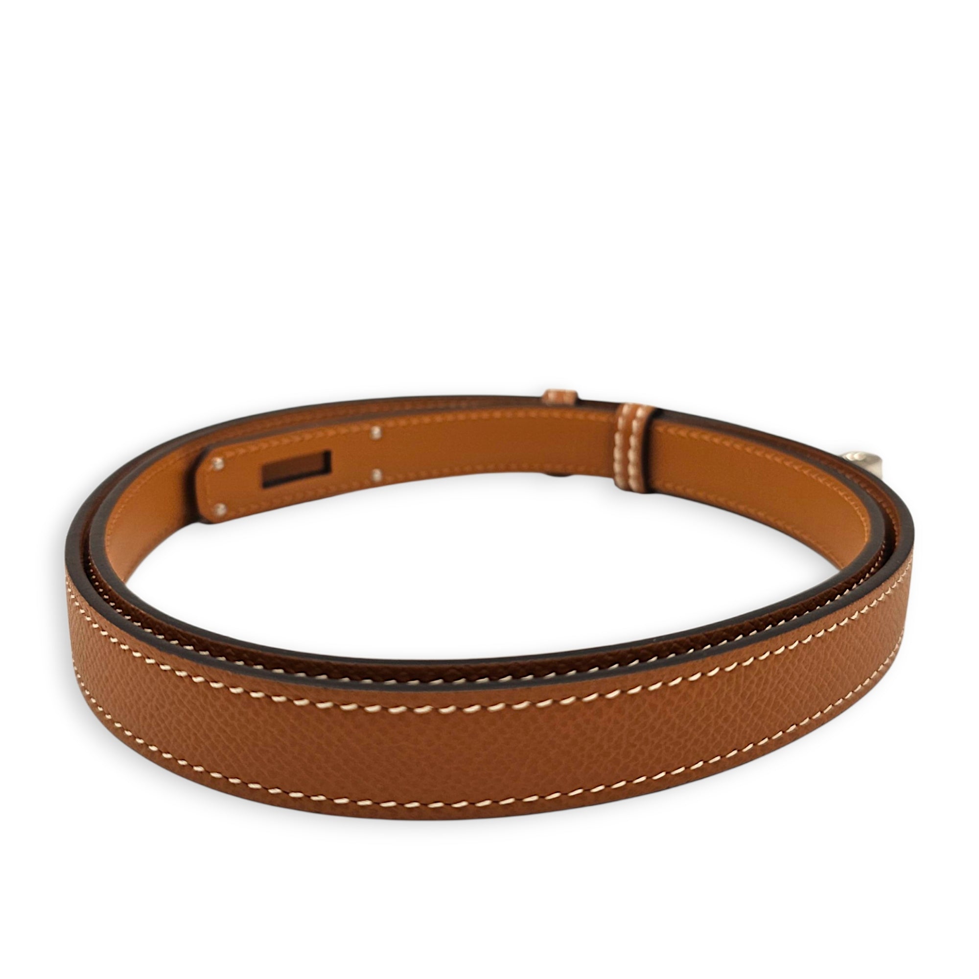 Kelly 18 Gold Belt in Epsom Palladium hardware CL2605-21127 2