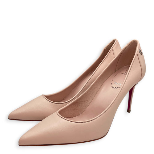 Sporty Kate 85mm Heels Size 37.5 Beige Shoes in Calfskin