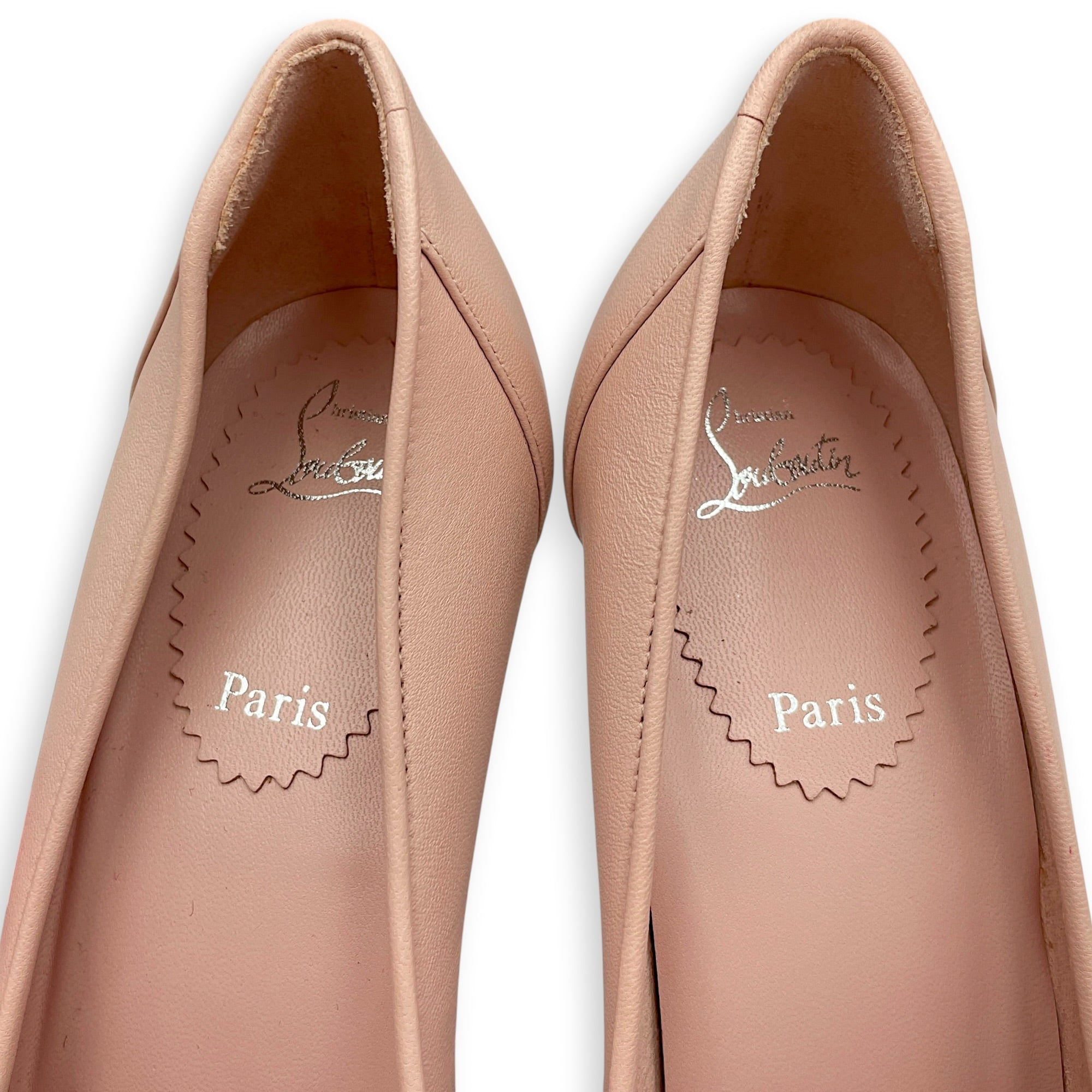 Sporty Kate 85mm Heels Size 37.5 Beige Shoes in Calfskin