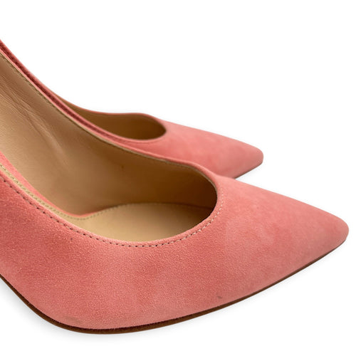 Gianvito 105 37.5 Pink Stiletto in Suede Leather CL2605-21132 5