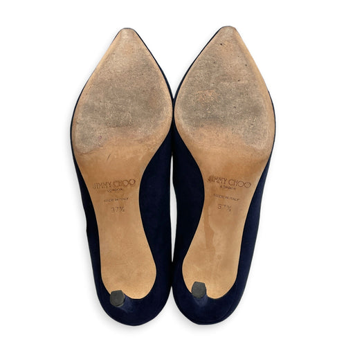 Romy 85 37.5 Blue Pumps in Suede Leather CL2605-21136 3