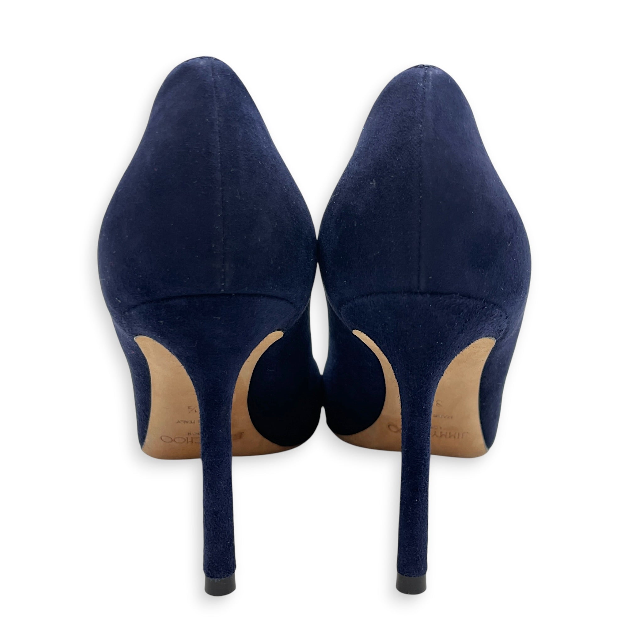 Romy 85 37.5 Blue Pumps in Suede Leather CL2605-21136 4