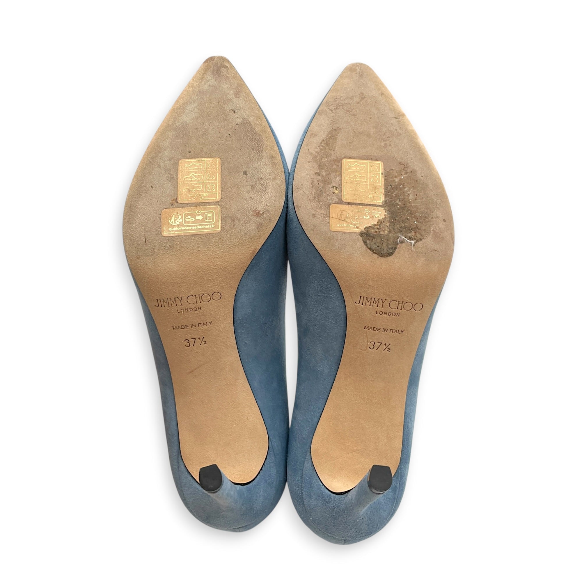 Romy 85 37.5 Blue Pumps in Suede Leather CL2605-21137 3