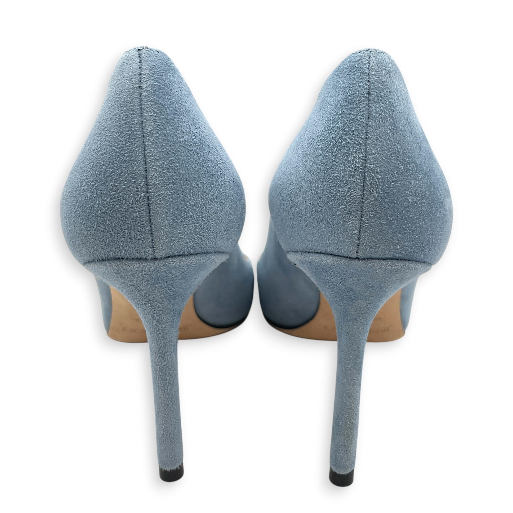 Romy 85 37.5 Blue Pumps in Suede Leather CL2605-21137 4