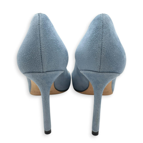 Romy 85 37.5 Blue Pumps in Suede Leather CL2605-21137 4