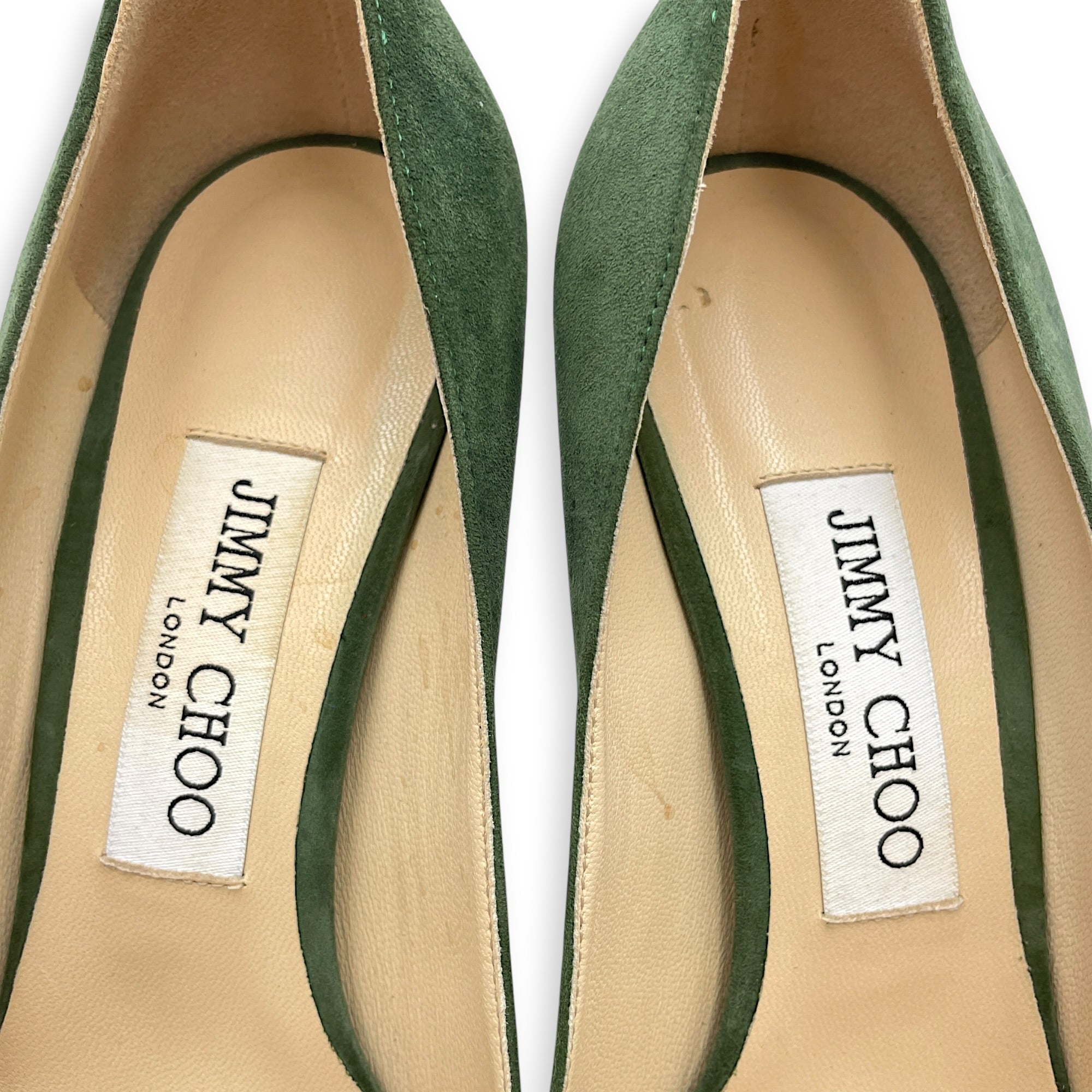 Romy 85 37.5 Green Pumps in Suede Leather CL2605-21141 4
