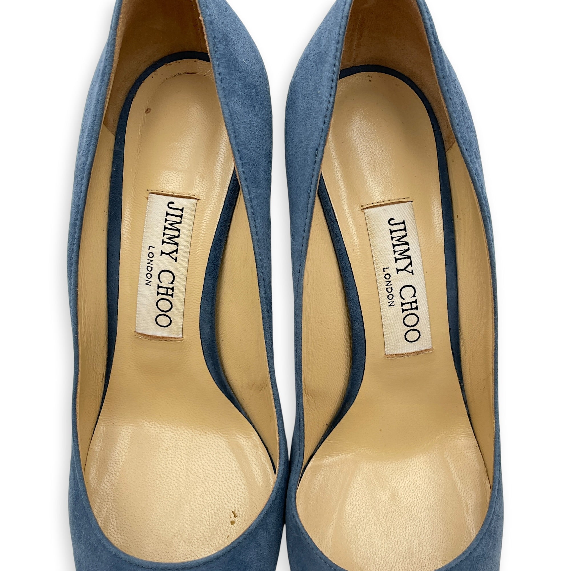 Romy 85 37.5 Blue Pumps in Suede Leather CL2605-21142 4