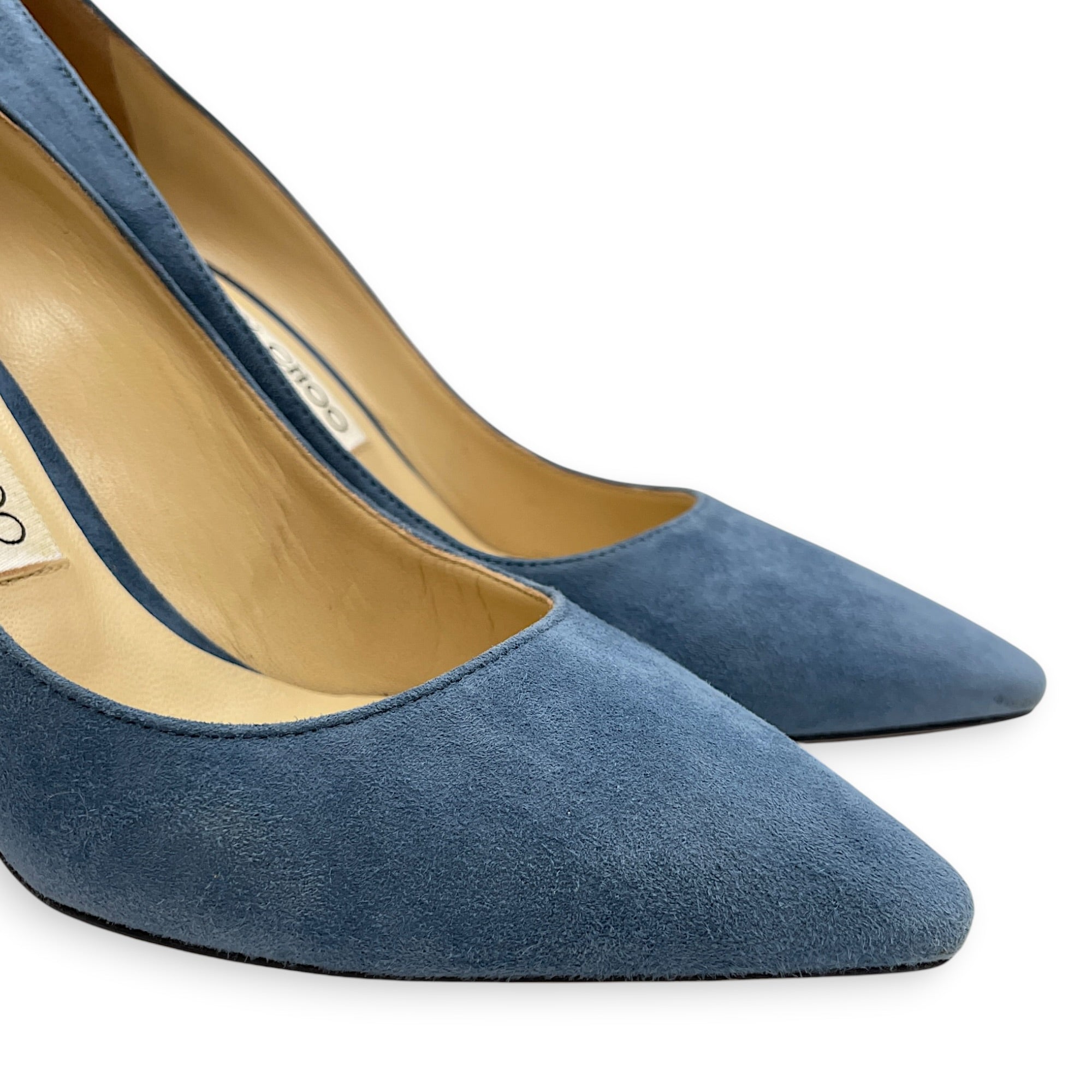 Romy 85 37.5 Blue Pumps in Suede Leather CL2605-21142 5