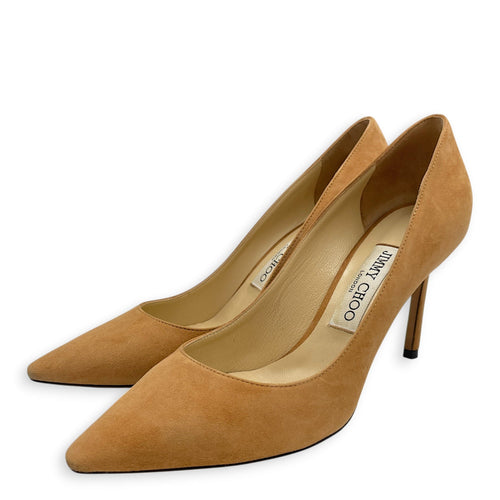 Romy 85 37.5 Beige Pumps in Suede Leather CL2605-21145 2