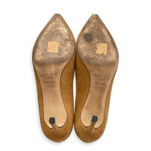 Romy 85 37.5 Beige Pumps in Suede Leather CL2605-21145 3