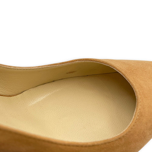 Romy 85 37.5 Beige Pumps in Suede Leather CL2605-21145 6