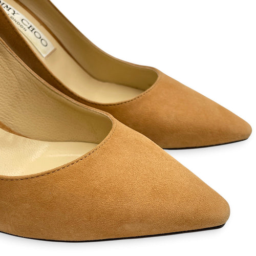 Romy 85 37.5 Beige Pumps in Suede Leather CL2605-21145 7