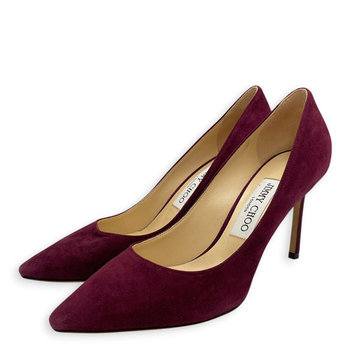 Romy 85 37.5 Red Pumps in Suede Leather CL2605-21146 2