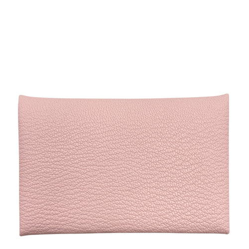 Calvi Rose Darling Card Holder in Chevre Mysore