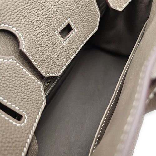 Birkin 30 Etoupe in Togo Gold hardware