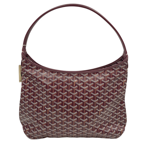 Boheme Hobo PM Red Shoulder Bag in Canvas Silver hardware CL2605-21162 1