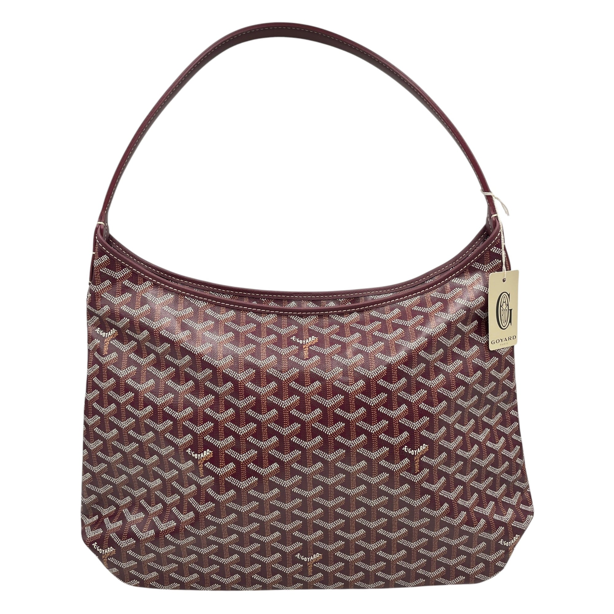Boheme Hobo PM Red Shoulder Bag in Canvas Silver hardware CL2605-21162 2