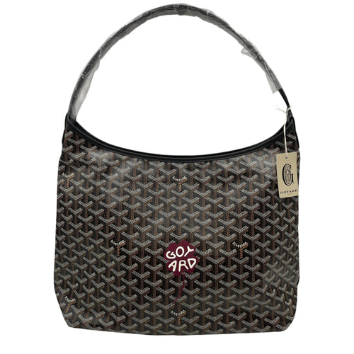 Boheme Hobo with Limited Edition Clover Print PM Black Shoulder Bag in Canvas Silver hardware CL2605-21164 1