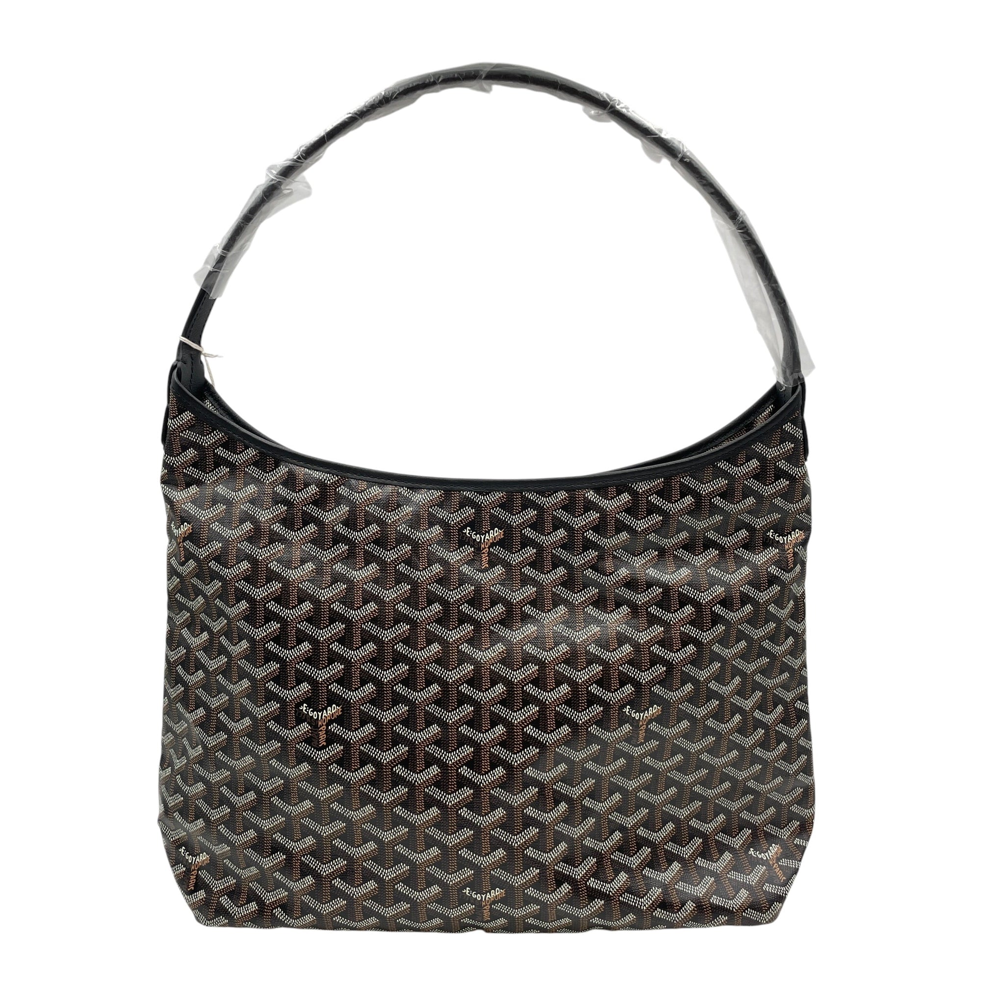 Boheme Hobo with Limited Edition Clover Print PM Black Shoulder Bag in Canvas Silver hardware CL2605-21164 2