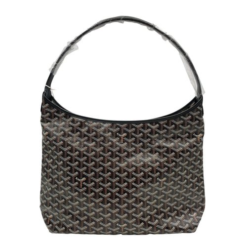 Boheme Hobo with Limited Edition Clover Print PM Black Shoulder Bag in Canvas Silver hardware CL2605-21164 2