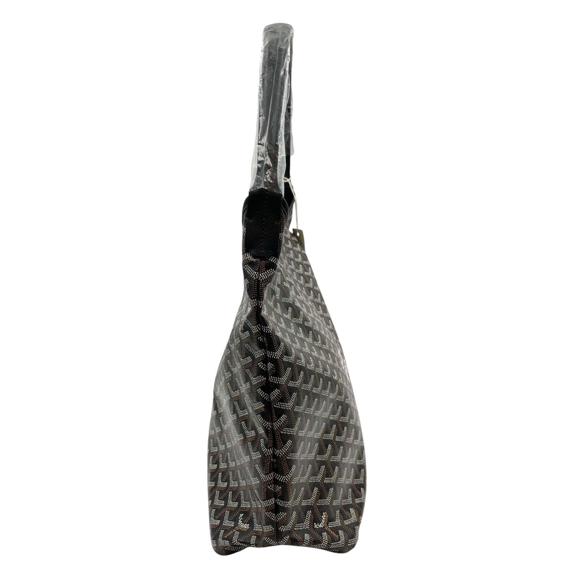 Boheme Hobo with Limited Edition Clover Print PM Black Shoulder Bag in Canvas Silver hardware CL2605-21164 3