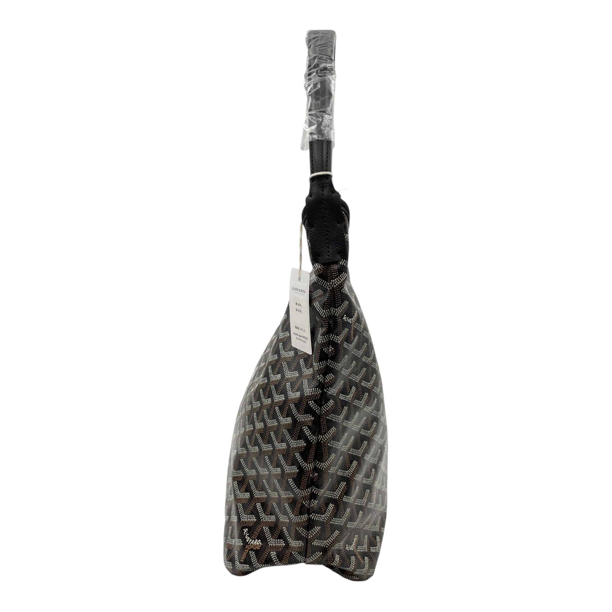 Boheme Hobo with Limited Edition Clover Print PM Black Shoulder Bag in Canvas Silver hardware CL2605-21164 4