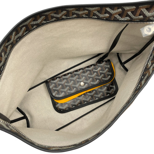 Boheme Hobo with Limited Edition Clover Print PM Black Shoulder Bag in Canvas Silver hardware CL2605-21164 8