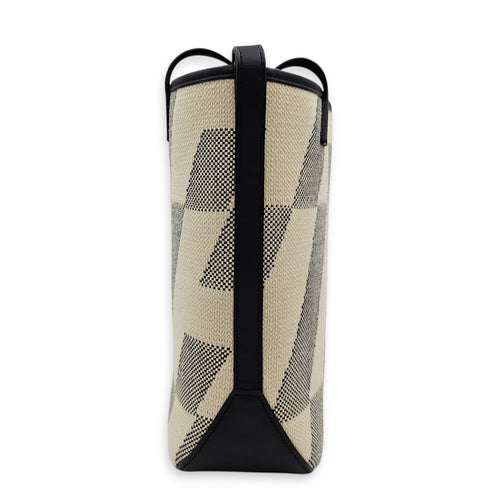 Cabas H En Biais 27 Black in Toile H