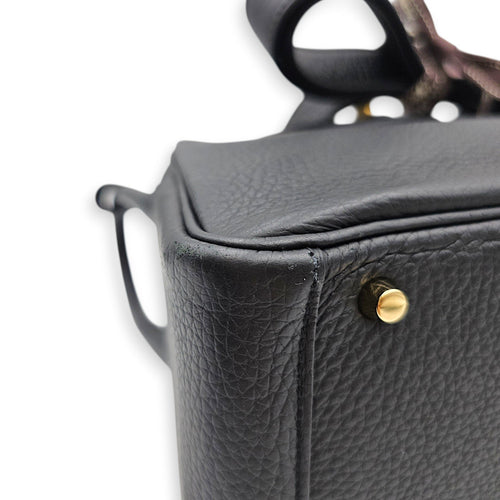 Lindy Mini Black in Clemence Gold hardware CL2605-21166 10