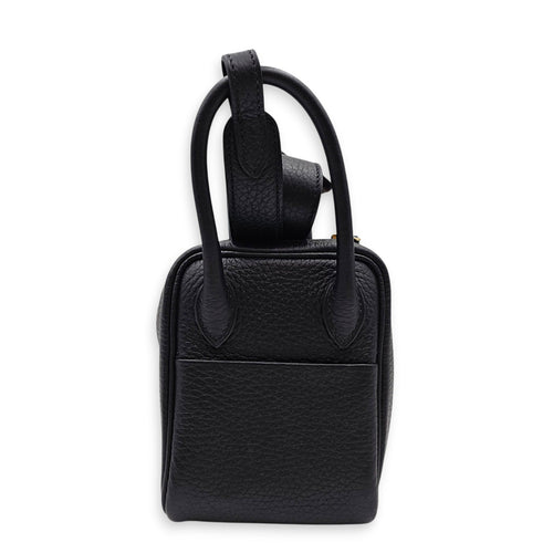 Lindy Mini Black in Clemence Gold hardware CL2605-21166 3