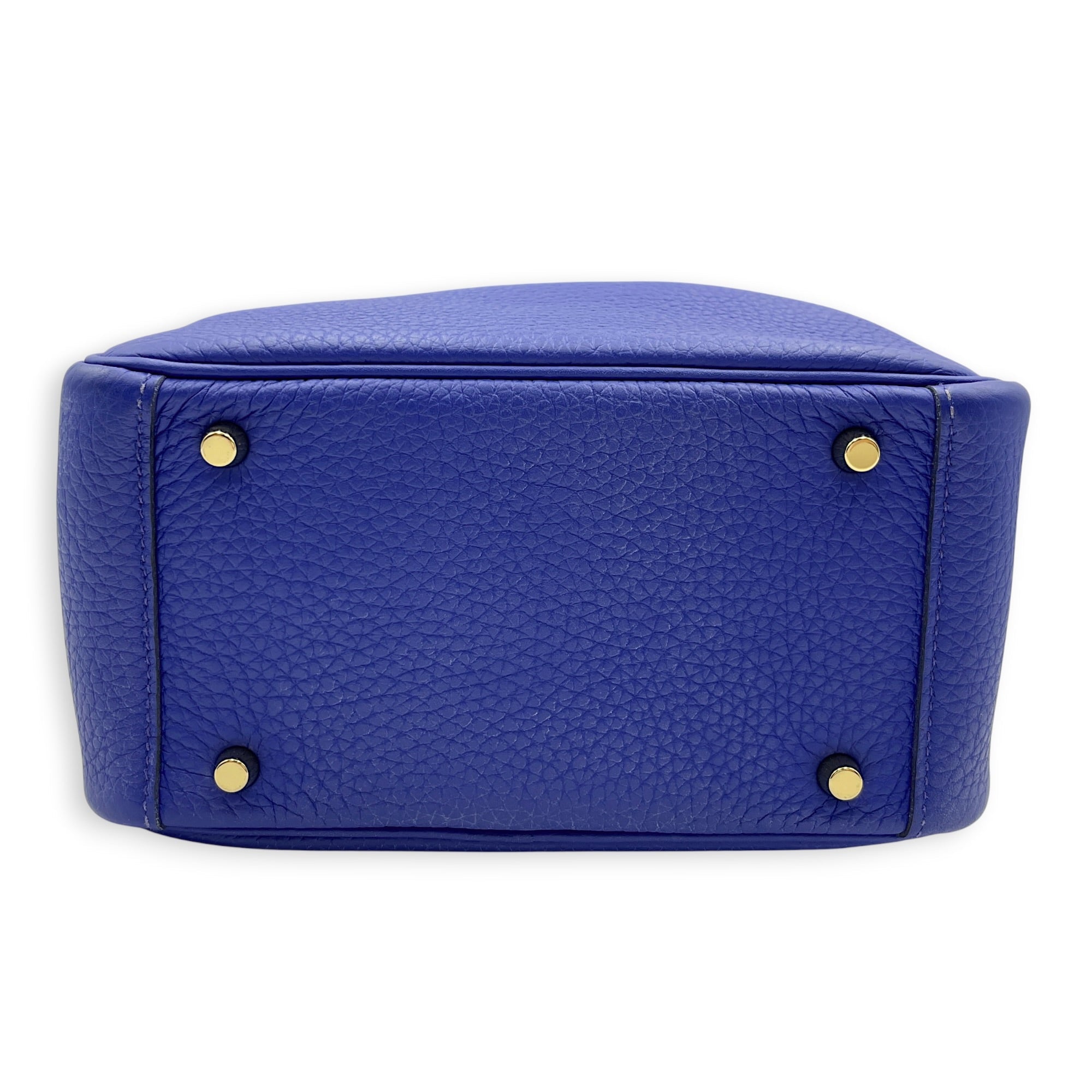 Lindy Mini Blue France  in Clemence Gold hardware CL2605-21167 7