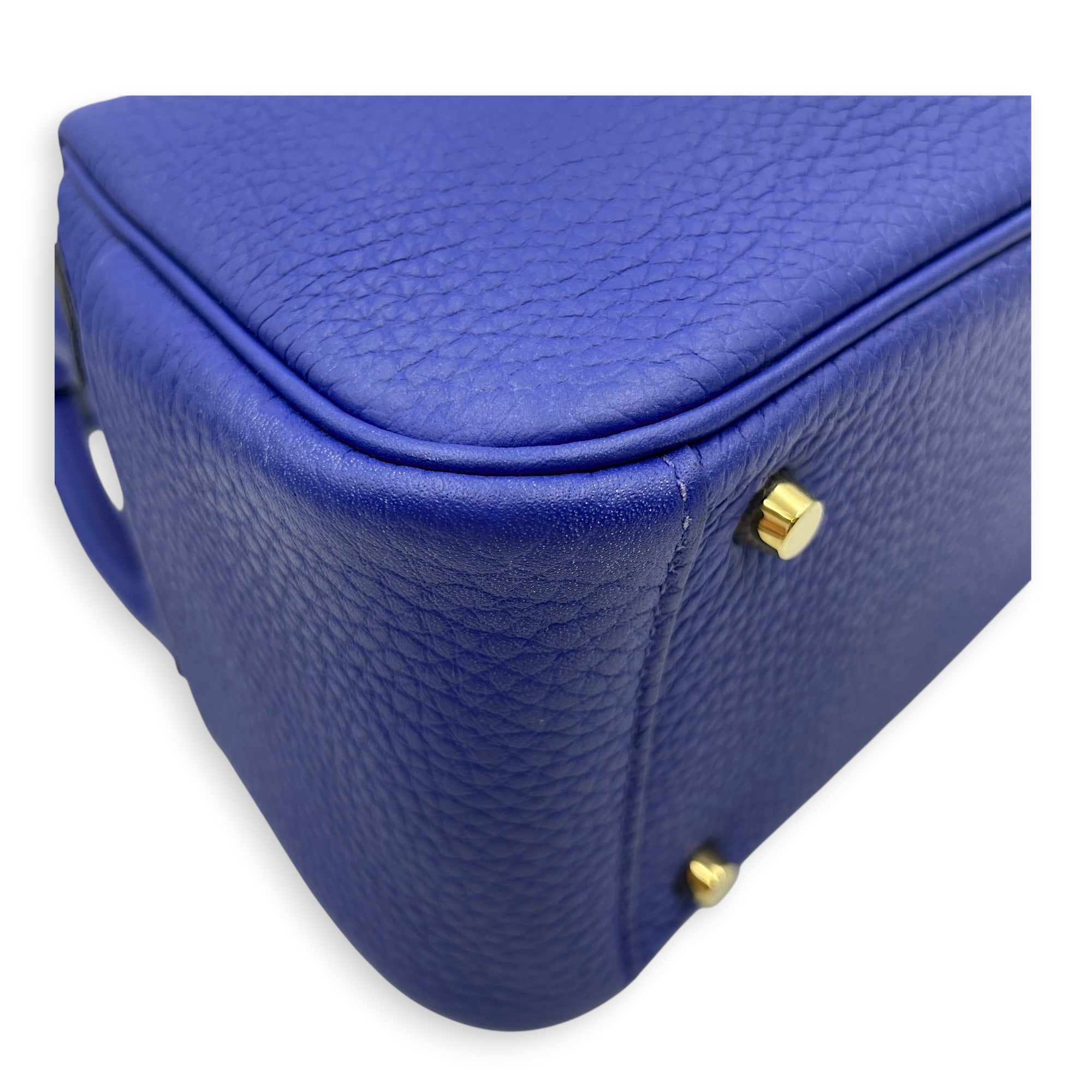 Lindy Mini Blue France  in Clemence Gold hardware CL2605-21167 9