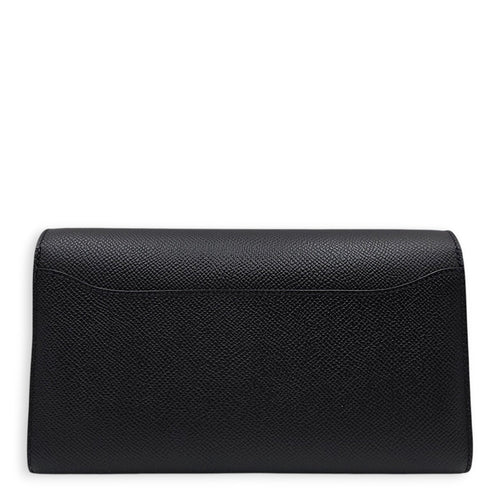 Constance To Go Black Wallet in Epsom Gold hardware CL2605-21168 2