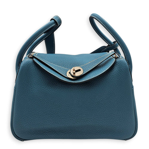 Lindy 26 Blue Jean  in Clemence Palladium hardware
