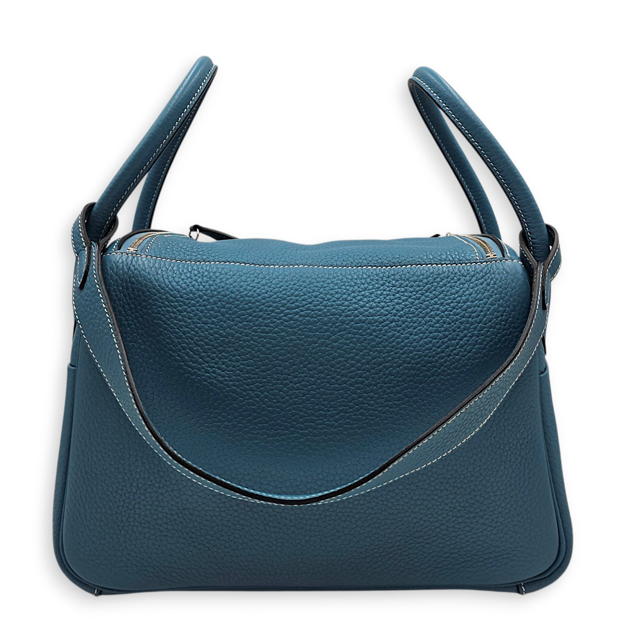 Lindy 26 Blue Jean  in Clemence Palladium hardware