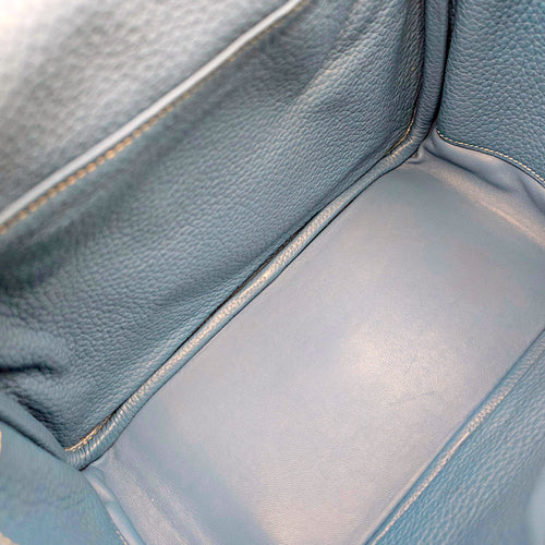Lindy 26 Blue Jean  in Clemence Palladium hardware