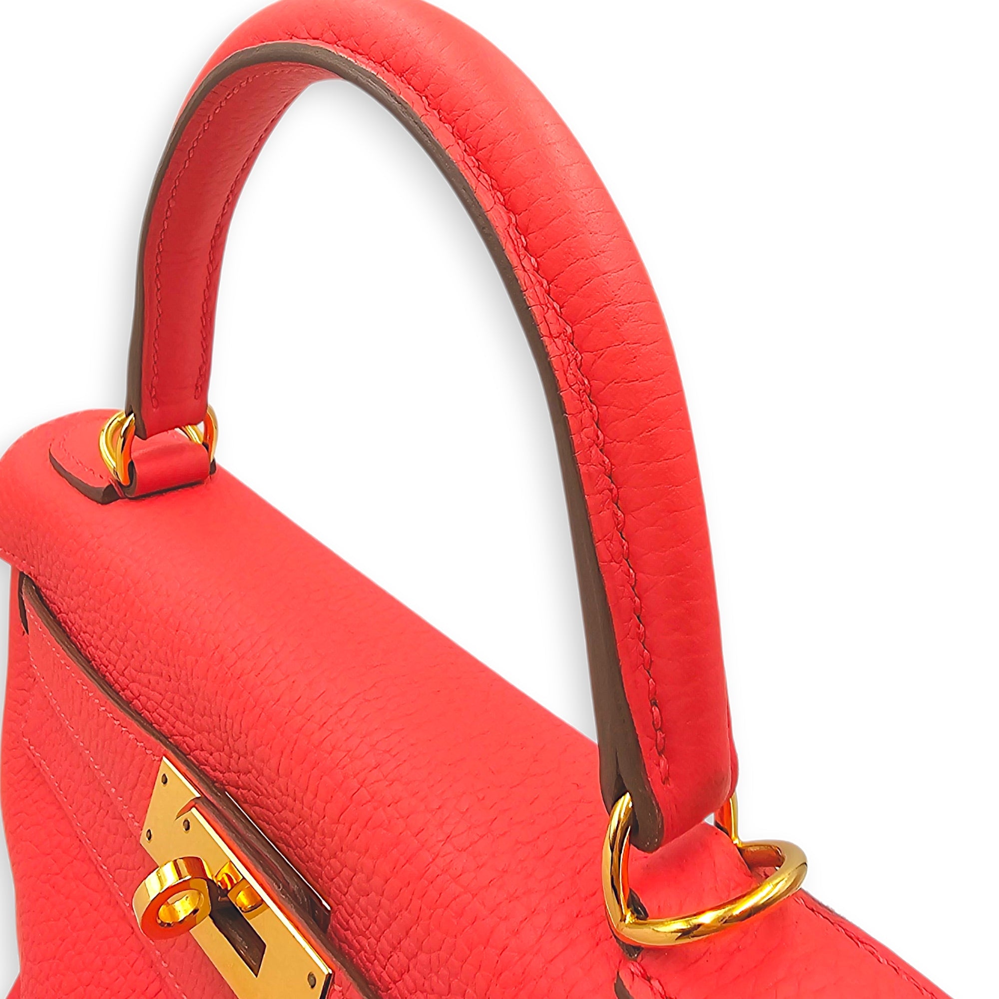 Kelly 28 Rose Jaipur in Clemence Gold hardware CL2605-21171 8