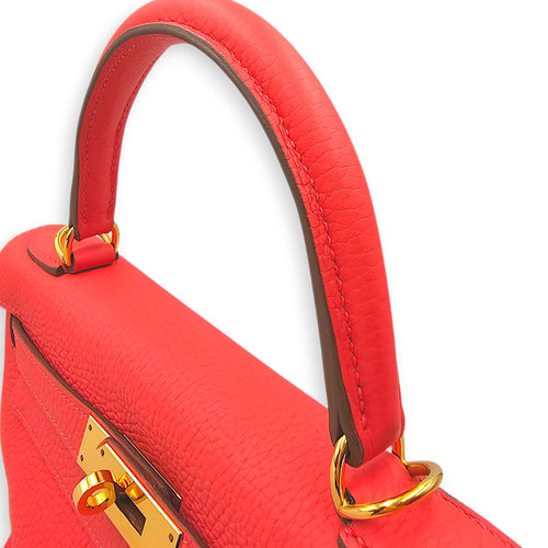 Kelly 28 Rose Jaipur in Clemence Gold hardware CL2605-21171 8